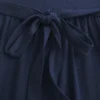 Henley Babydoll Top med bindebånd bagpå