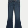 High-Rise Dark Wash Flare Jeans