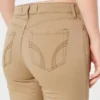 Højtaljede super skinny bukser i khaki Højtaljede super skinny bukser i khaki