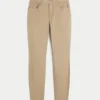 Højtaljede super skinny bukser i khaki Højtaljede super skinny bukser i khaki