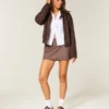 Højtaljet A-line mini-skort Højtaljet A-line mini-skort