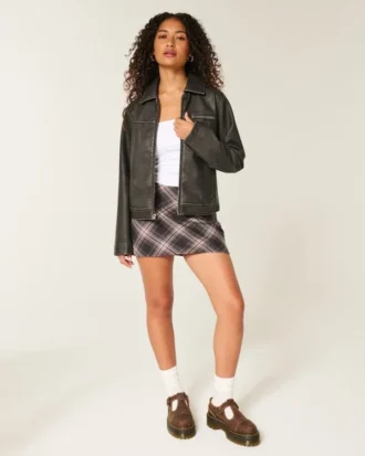 Højtaljet A-line mini-skort