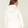 Holiday Vault Release Sherpa-foret hættetrøje med lynlås og logo