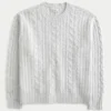 Hollister Comfy Cloud Cable-Knit Crew Sweater Hollister Comfy Cloud Cable-Knit Crew Sweater