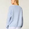 Hollister Comfy Cloud oversized sweater med V-hals Hollister Comfy Cloud oversized sweater med V-hals