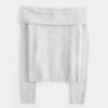 Hollister Comfy Cloud Stitchy Off-the-Shoulder Sweater Hollister Comfy Cloud Stitchy Off-the-Shoulder Sweater
