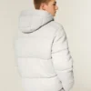 Hollister Feel Good Fleece Puffer Jacket Hollister Feel Good Fleece Puffer Jacket