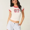 Hollister Livvy lavtaljede shorts i linneblanding