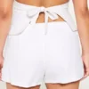 Hollister Livvy lavtaljede shorts i linneblanding 3″