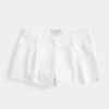 Hollister Livvy lavtaljede shorts i linneblanding 3″