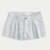 Hollister Livvy lavtaljede shorts i linneblanding