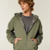 Hollister x Crocs Sherpa-foret hættetrøje med lynlås