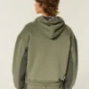 Hollister x Crocs Sherpa-foret hættetrøje med lynlås