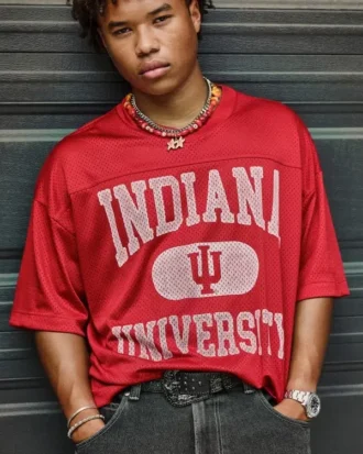 Indiana University Hoosiers grafisk fodboldtrøje Indiana University Hoosiers grafisk fodboldtrøje