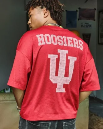 Indiana University Hoosiers grafisk fodboldtrøje Indiana University Hoosiers grafisk fodboldtrøje