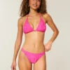 Jacquard-bikiniunderdel med dobbelt stropper