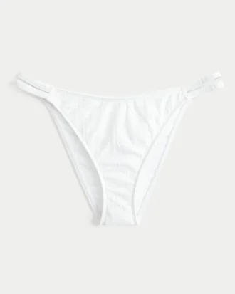 Jacquard-bikiniunderdel med dobbelt stropper