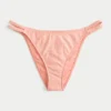 Jacquard-bikiniunderdel med dobbelt stropper