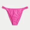 Jacquard-bikiniunderdel med dobbelt stropper