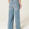 Justerbar talje Lav talje Medium vask Baggy jeans Justerbar talje Lav talje Medium vask Baggy jeans