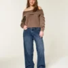 Justerbar talje Lav talje Mørk vask Baggy jeans Justerbar talje Lav talje Mørk vask Baggy jeans