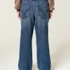 Justerbar talje Lav talje Mørk vask Baggy jeans Justerbar talje Lav talje Mørk vask Baggy jeans