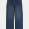 Justerbar talje Lav talje Mørk vask Baggy jeans Justerbar talje Lav talje Mørk vask Baggy jeans