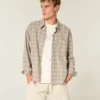 Kasseformet flannelskjorte