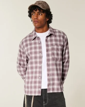 Kasseformet flannelskjorte