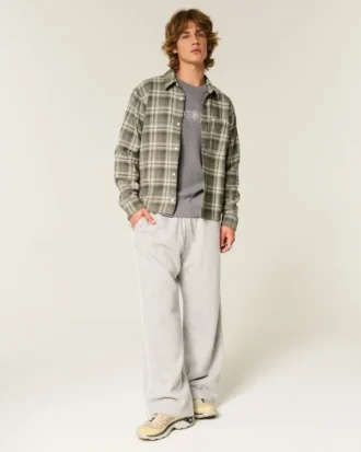 Kasseformet flannelskjorte