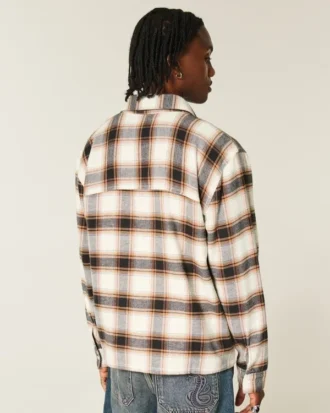 Kasseformet flannelskjorte
