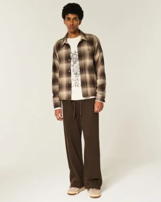 Kasseformet flannelskjorte