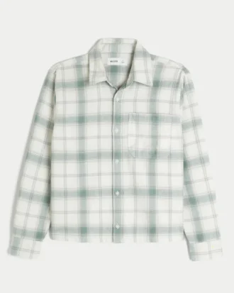 Kasseformet flannelskjorte