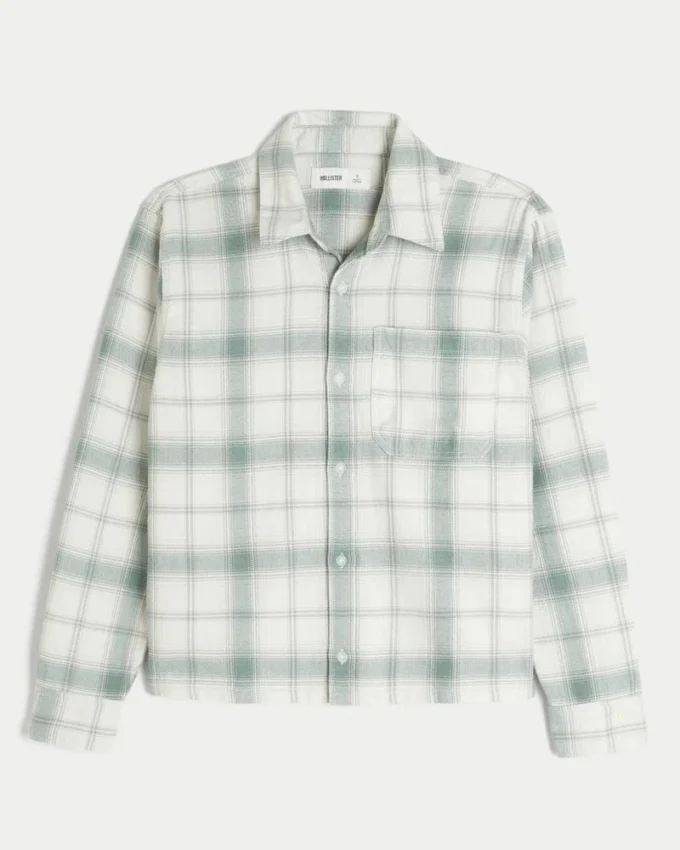 Kasseformet flannelskjorte