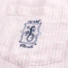 Kasseformet kortærmet Key West-shirt i linneblanding med print Kasseformet kortærmet Key West-shirt i linneblanding med print