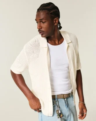 Kasseformet kortærmet sweater