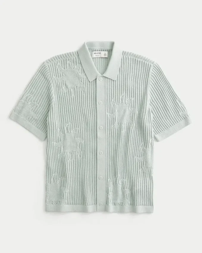 Kasseformet kortærmet sweater Kasseformet kortærmet sweater