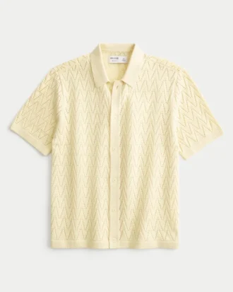 Kasseformet kortærmet sweater