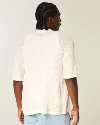 Kasseformet kortærmet sweater