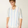 Kasseformet kortærmet sweaterpolo