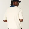 Kasseformet kortærmet sweaterpolo
