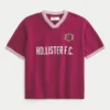 Kasseformet kortærmet sweaterpolo Kasseformet kortærmet sweaterpolo