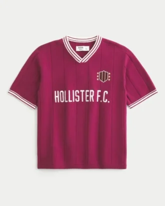Kasseformet kortærmet sweaterpolo