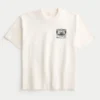 Kasseformet, kraftig Dodge Challenger SRT Hellcat-T-shirt med grafik Kasseformet, kraftig Dodge Challenger SRT Hellcat-T-shirt med grafik
