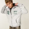 Kasseformet Michigan State University Spartans-grafik-hoodie med lynlås