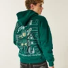 Kasseformet Michigan State University Spartans grafisk hættetrøje Kasseformet Michigan State University Spartans grafisk hættetrøje