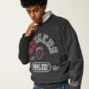 Kasseformet Rutgers University Scarlet Knights grafisk sweatshirt med rund hals Kasseformet Rutgers University Scarlet Knights grafisk sweatshirt med rund hals