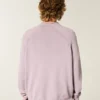 Kasseformet sweater med rullekrave Kasseformet sweater med rullekrave