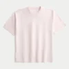Kasseformet T-shirt i kraftig bomuld