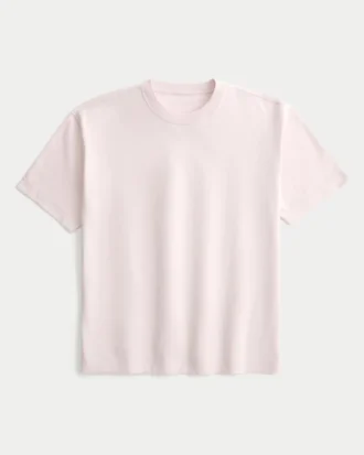 Kasseformet T-shirt i kraftig bomuld